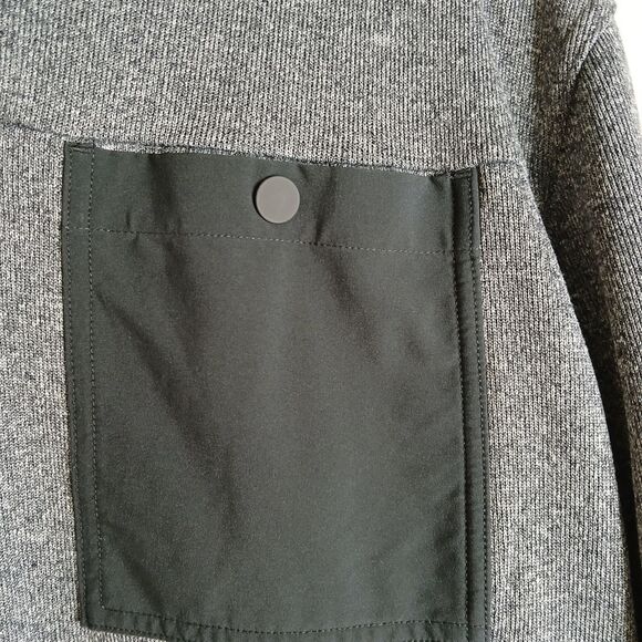 Mens Deluth Trading Gray Quarter-Snap Pullover Henley w/ Pocket Sz XL - Picture 2 of 6